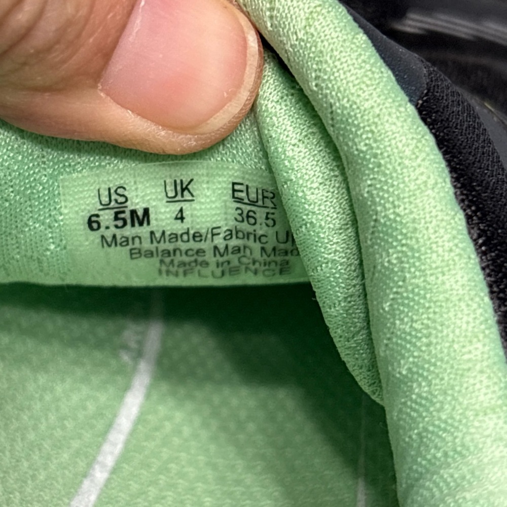 Ryka Influence Black and Lime Green Athletic Sneakers-Size 6.5 - Picture 5 of 6